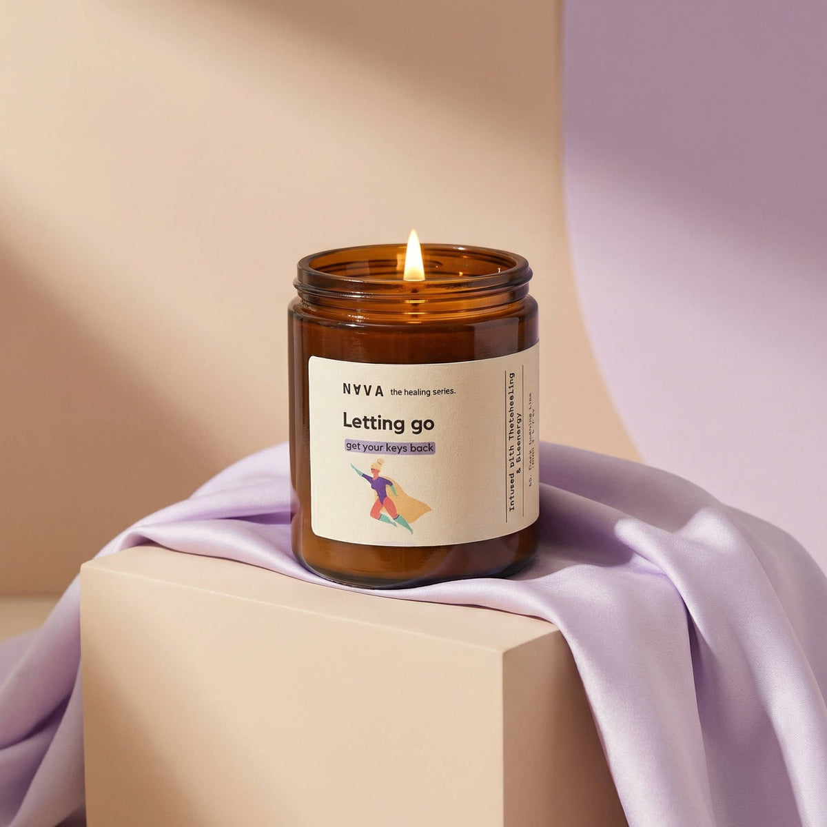 Letting Go – Scented Organic Soy Candle | Jasmine Sandalwood