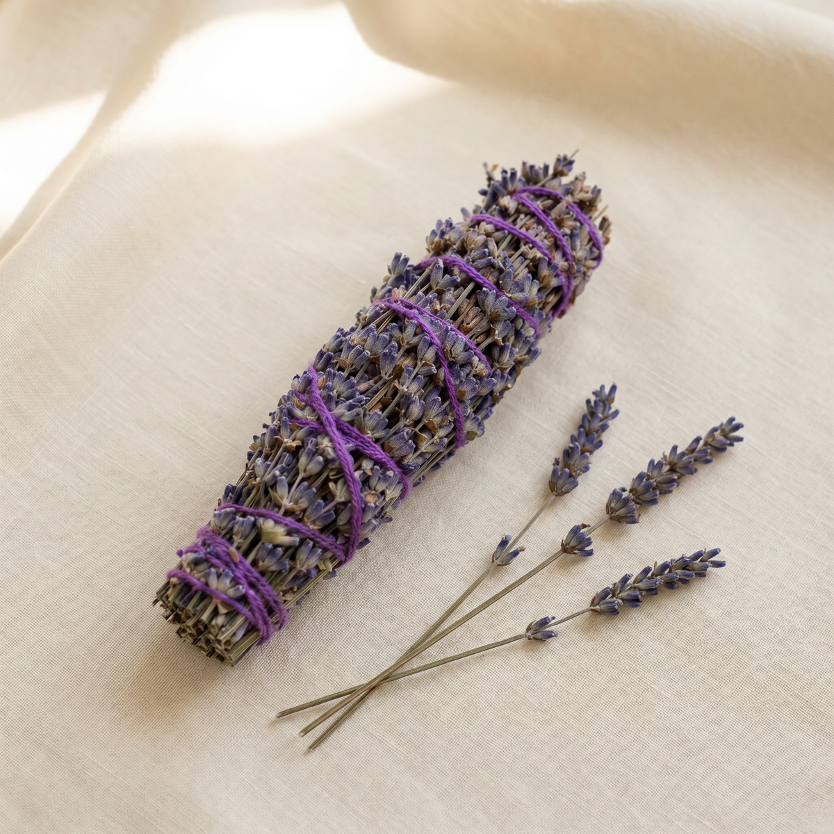 Lavender Incense Bundle – Natural Smudge Stick | Calming