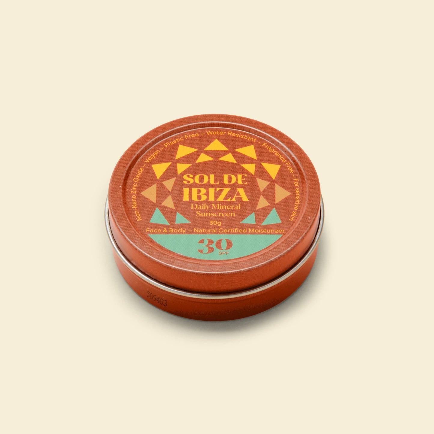 Sunscreen SPF30 Sol de Ibiza. 30 g.