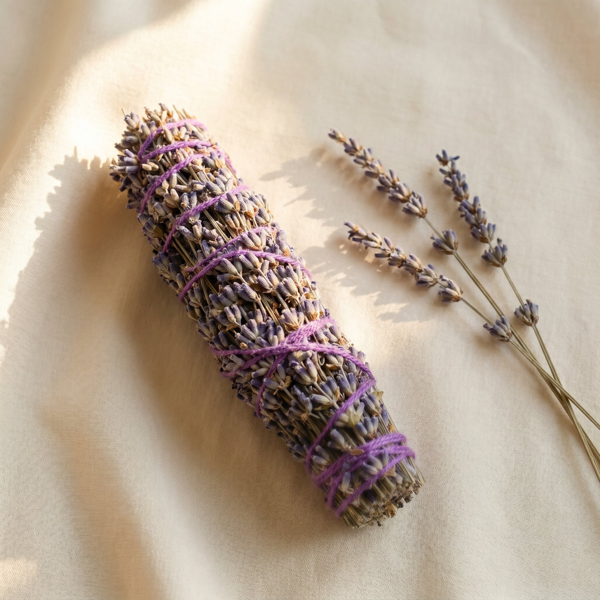 Lavender Incense Bundle – Natural Smudge Stick | Calming