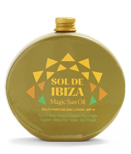 Magic oil. Protective and repairing lotion SPF15 - 100ml Sol de Ibiza